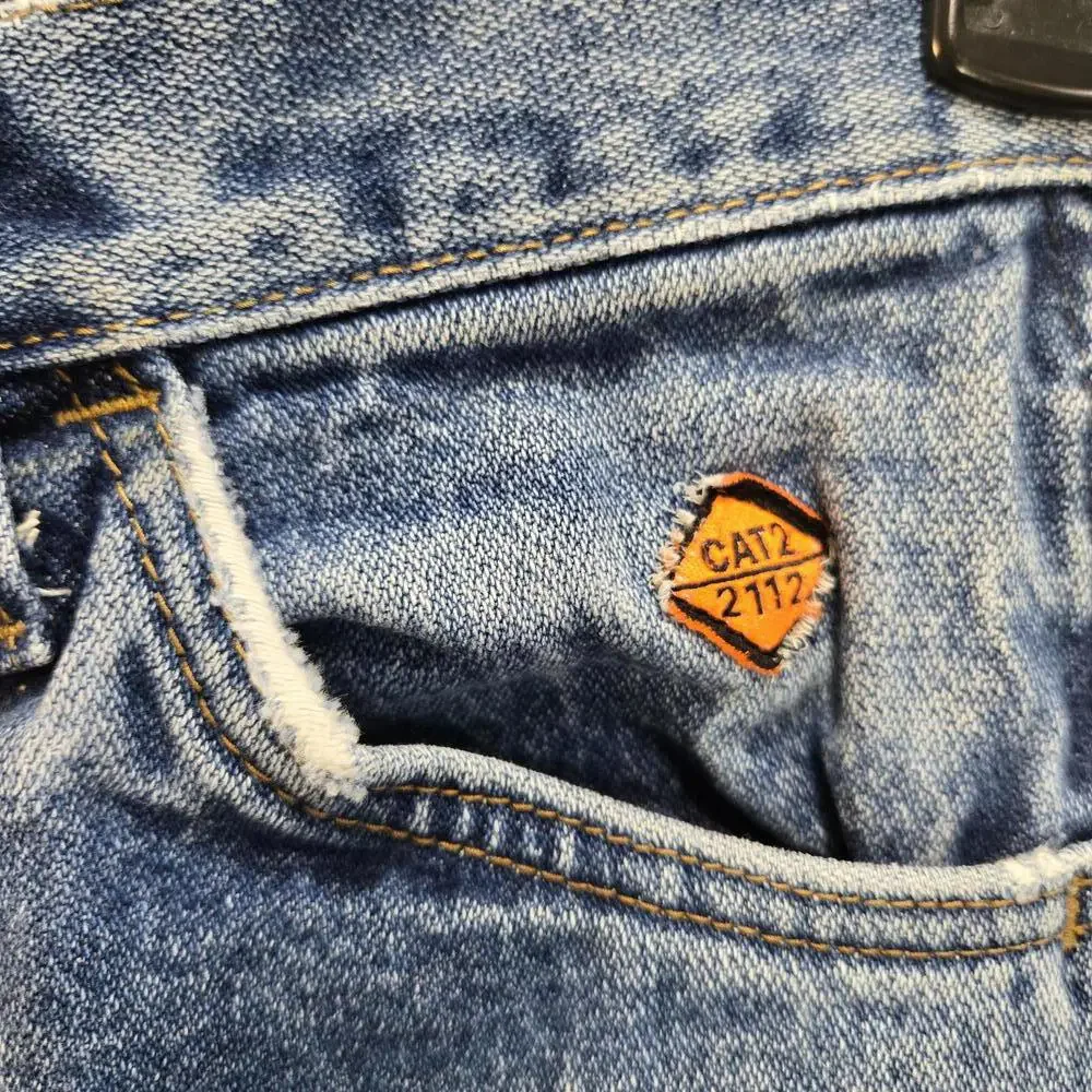 Wrangler 13 Original Flame Resistant CAT2 2112 Jeans Straight Leg 31 X 34